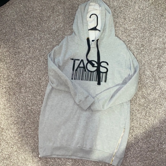 Grey Sweater Dress - Picture 1 of 3